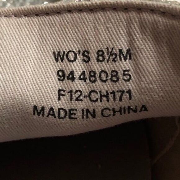 Sperry Top Siders Size 8.5M Womens Embellished Silver Shimmer Loafers - Picture 11 of 11